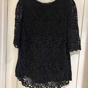 Anthropologie lace top